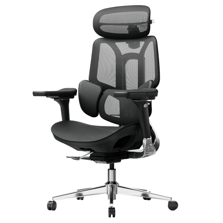 HBADA E3 Pro Ergonomic Chair without Footrest-black~2-2