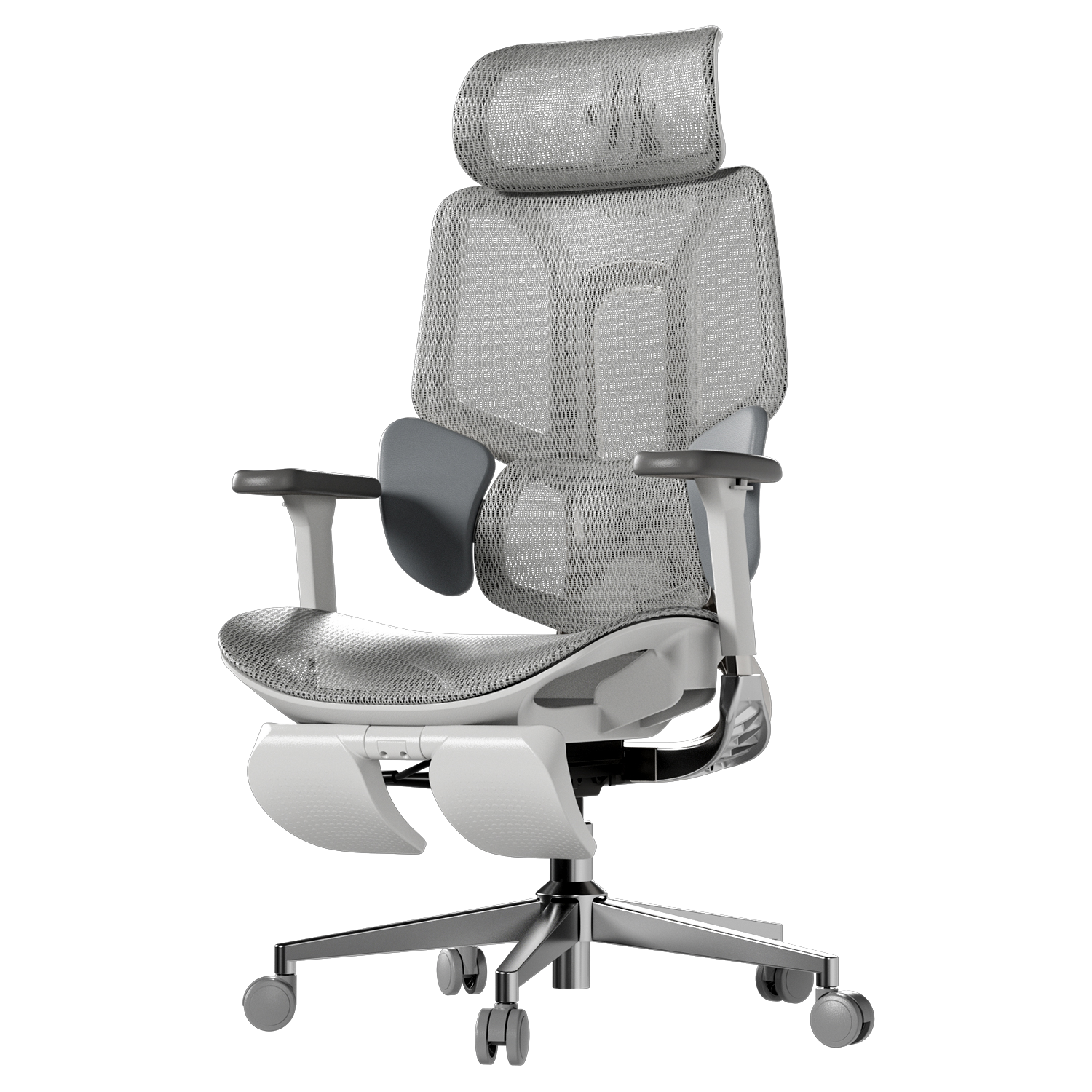 HBADA E3 Air Ergonomic Office Chair without footrest gray~0-1