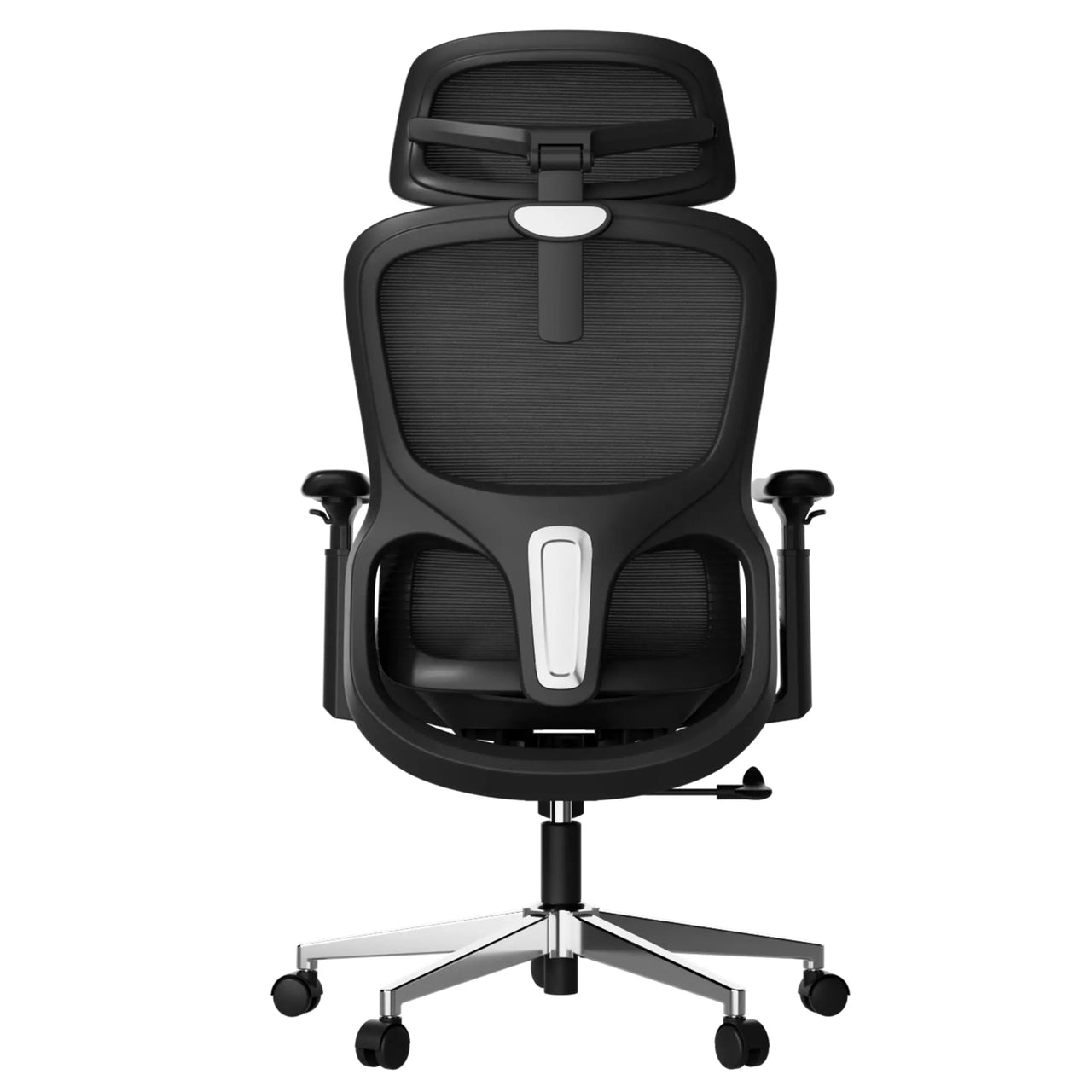 Black office chair with mesh backrest  Hbada P2 Pro Office Chair without footrest-Black~1-0