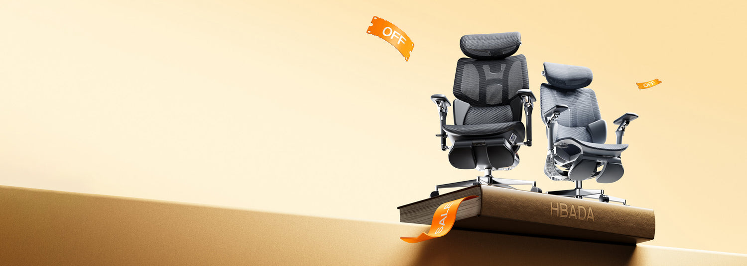 Back-to-school ergonomic chair campaign on mobile