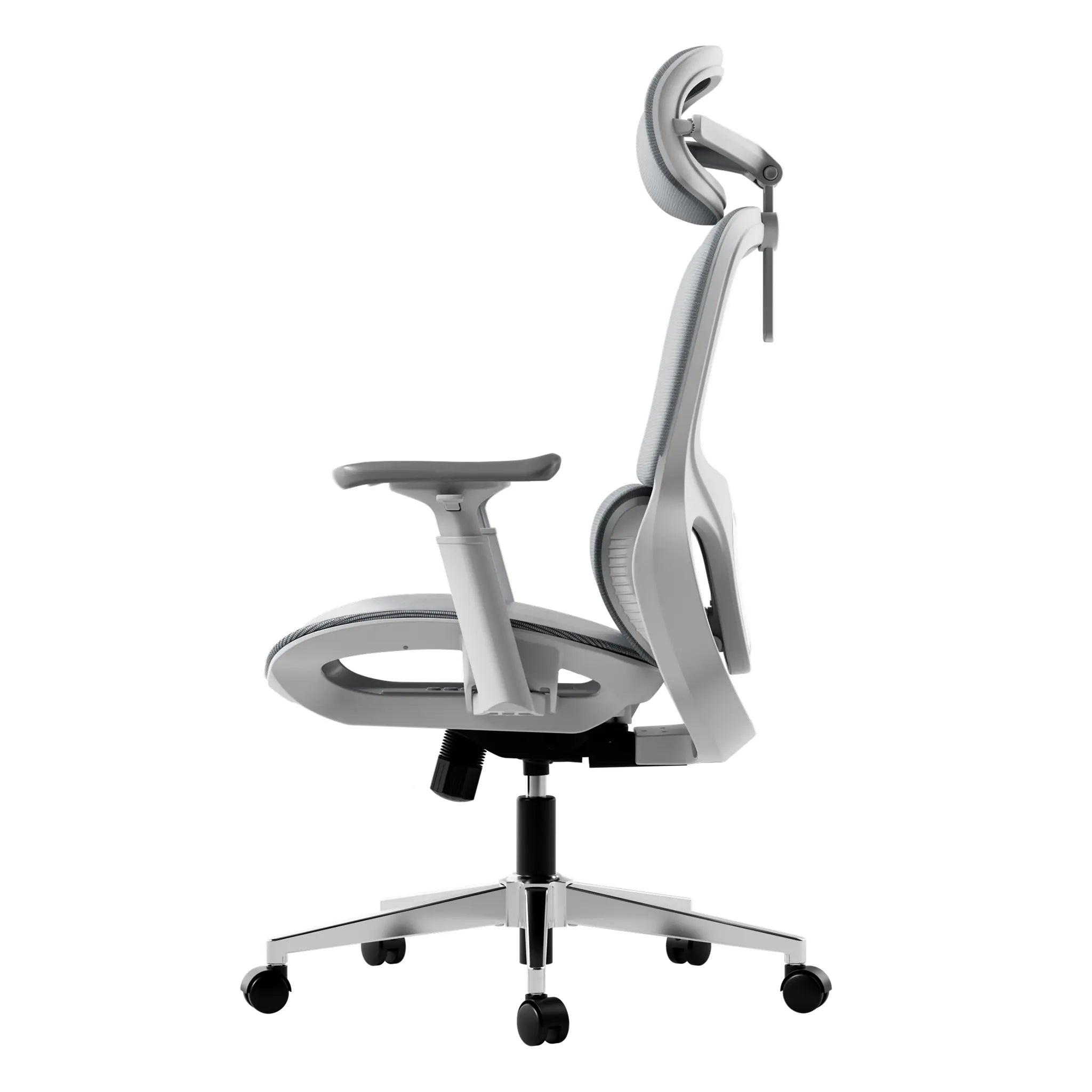 P2 Pro Ergonomic Office Chair without Footrest-Gray~0-0