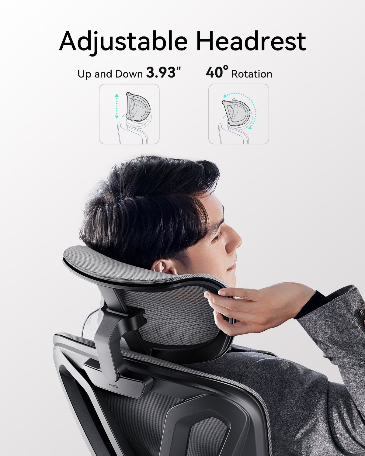 HBADA P5 Ergonomic Office Chair with Footrest