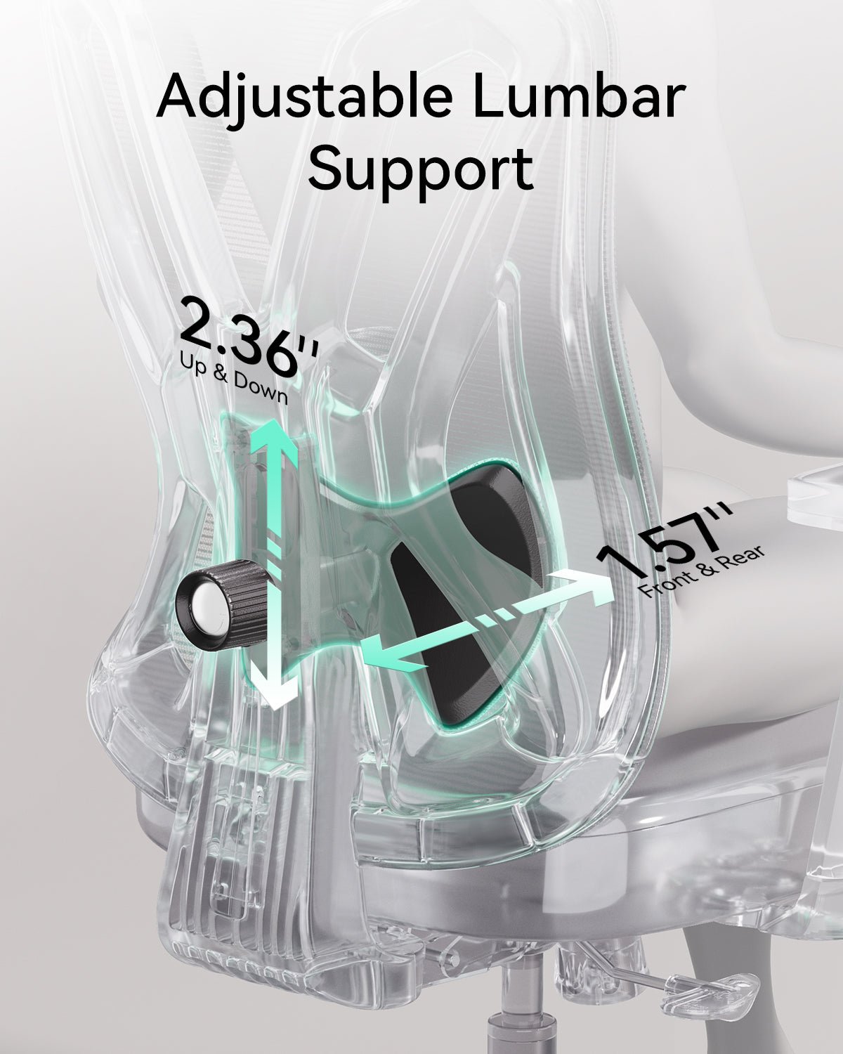 HBADA P5 Ergonomic Office Chair with Footrest