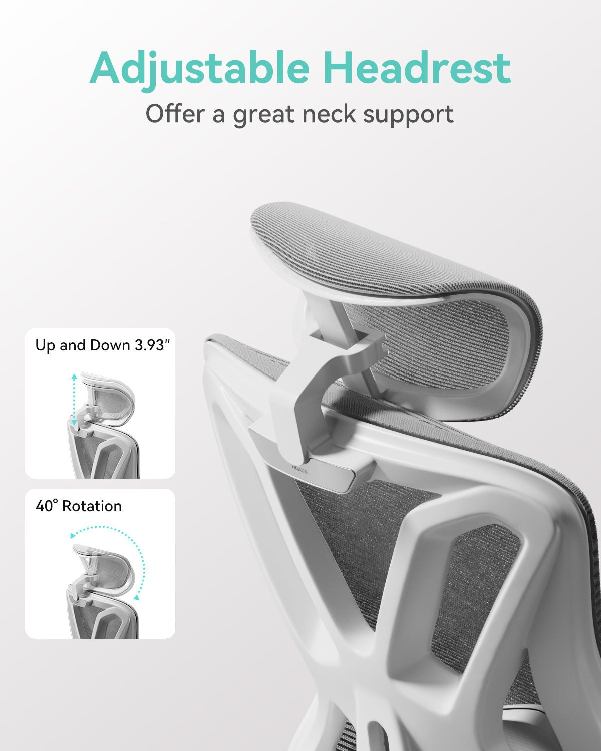 HBADA P5 Ergonomic Office Chair with Footrest