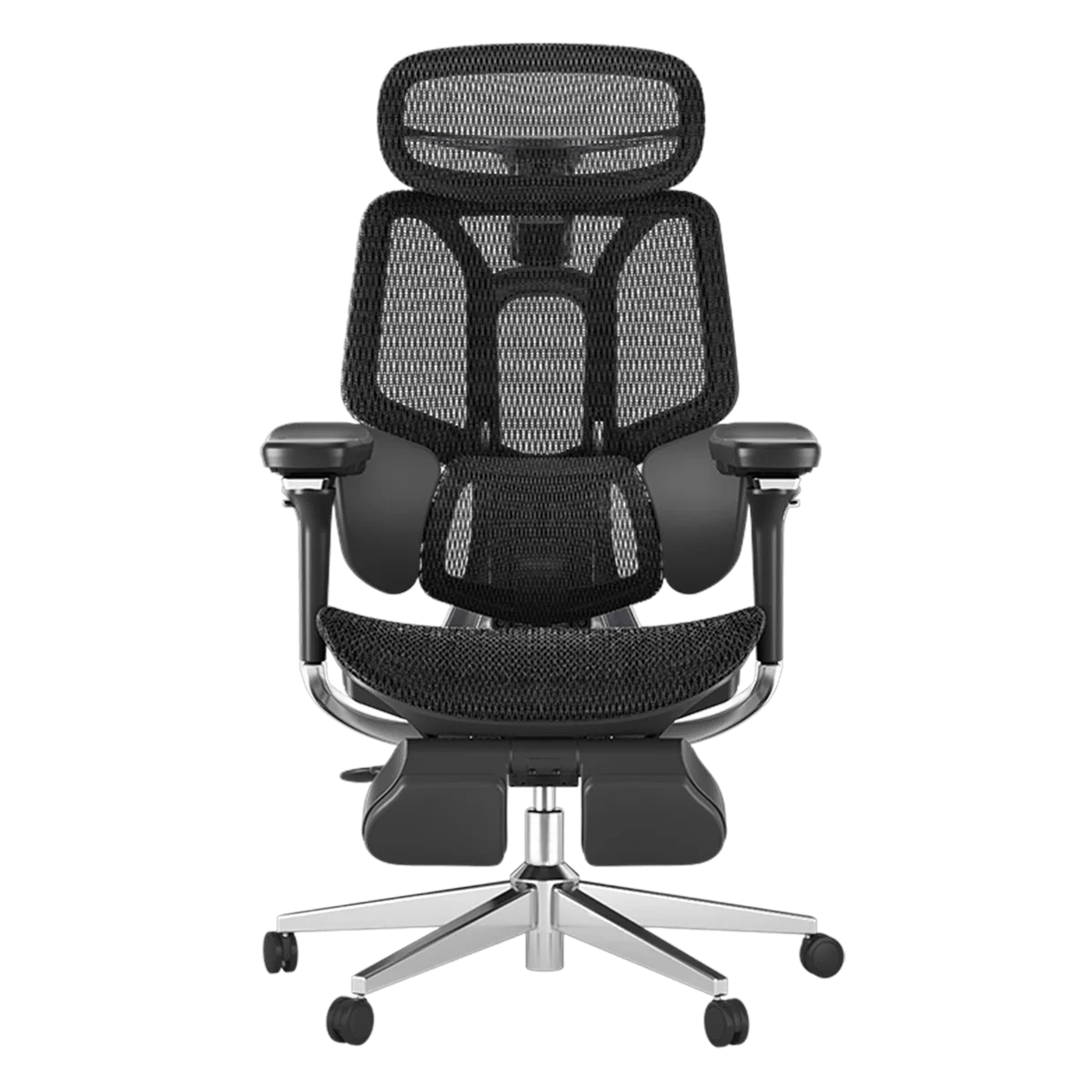 HBADA E3 Pro Ergonomic Office Chair with footrest-black