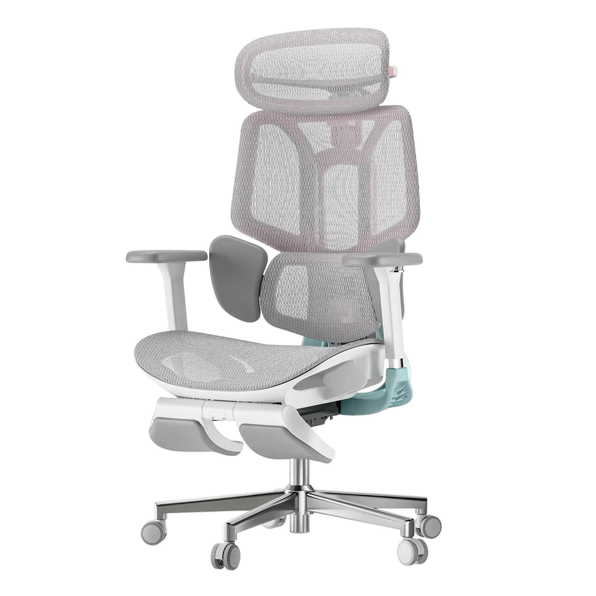 HBADA E3 Pro Ergonomic Office Chair with footrest-pink