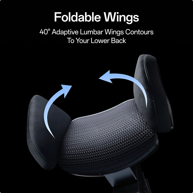 HBADA X7 Prestige ergonomic office chair side angle