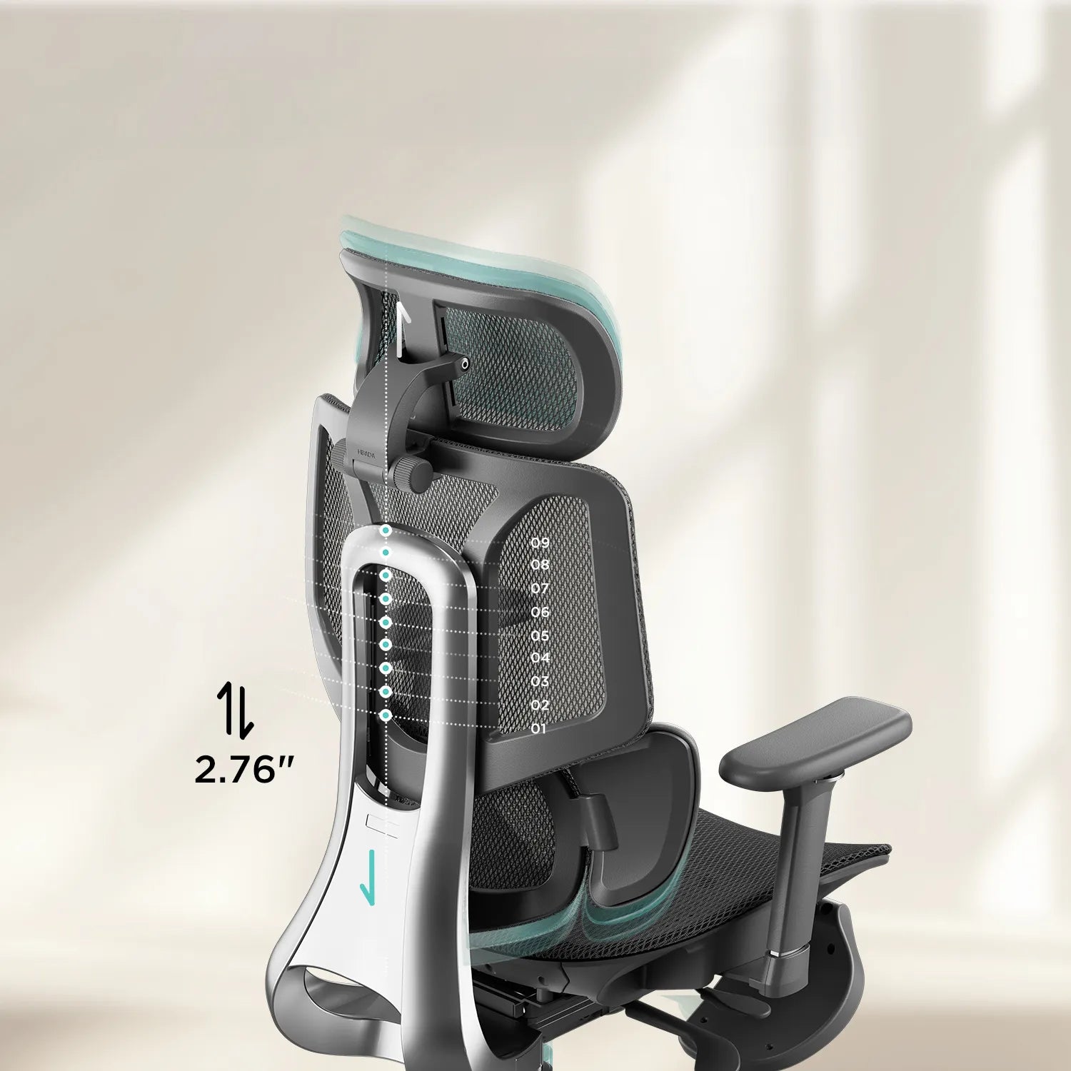 HBADA E3 Air Ergonomic Office Chair (without Footrest)