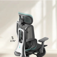 HBADA E3 Air Ergonomic Office Chair without footrest black adjustable back~scene