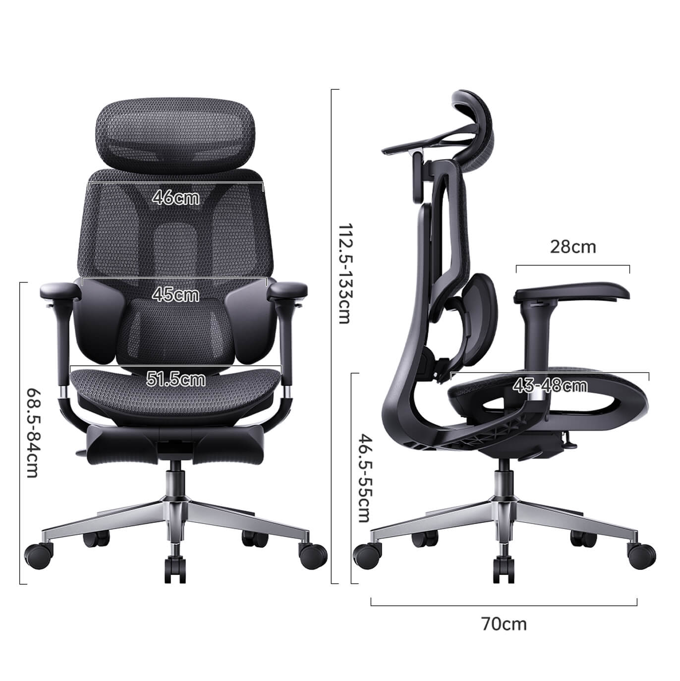 HBADA E3 Air Ergonomic Chair 2026 | Fully Adjustable Mesh Office Chair