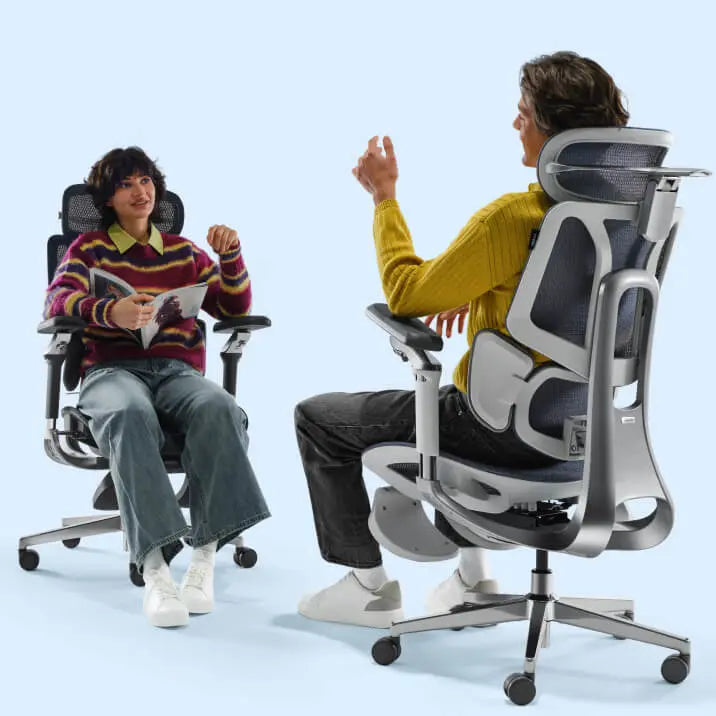HBADA task chair modern home office setup mobile view