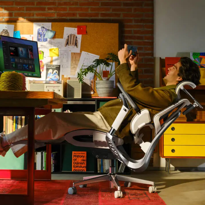 HBADA swivel computer chair design showcase mobile view