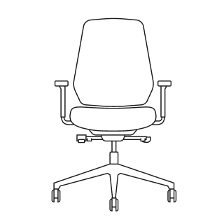 HBADA pneumatic seat height adjustment control icon
