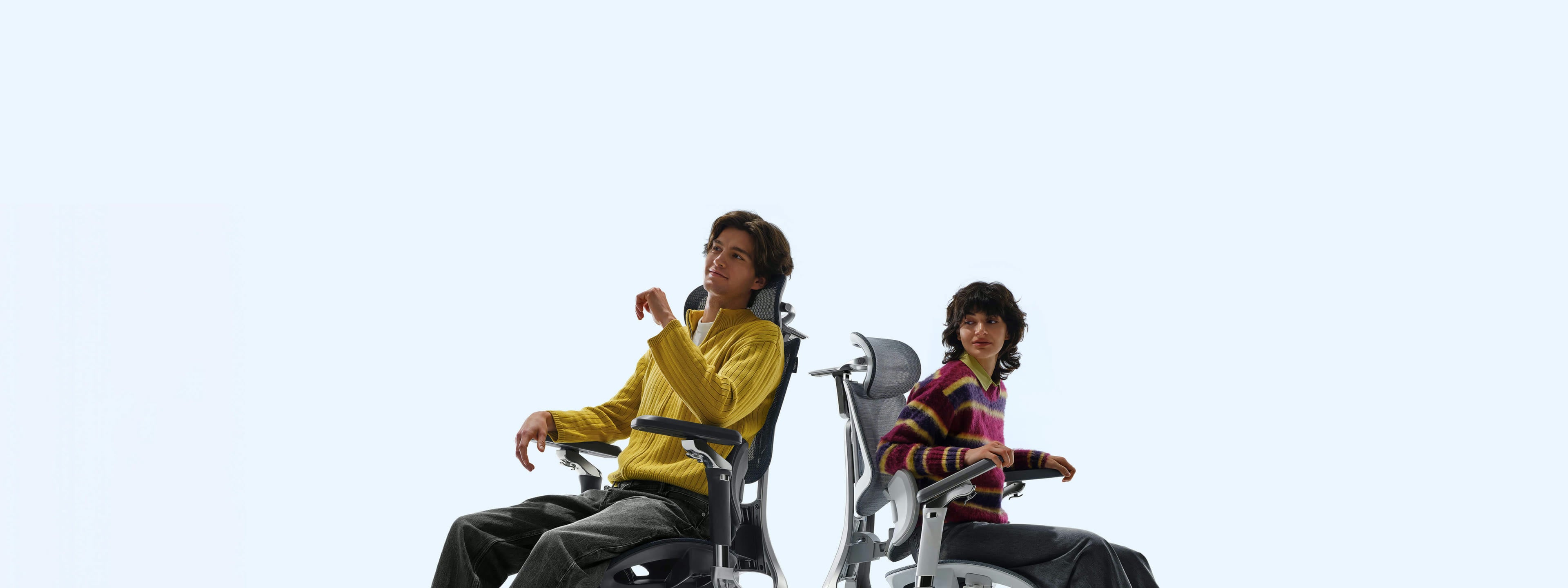 HBADA 2026 flagship ergonomic office chair key visual banner.
