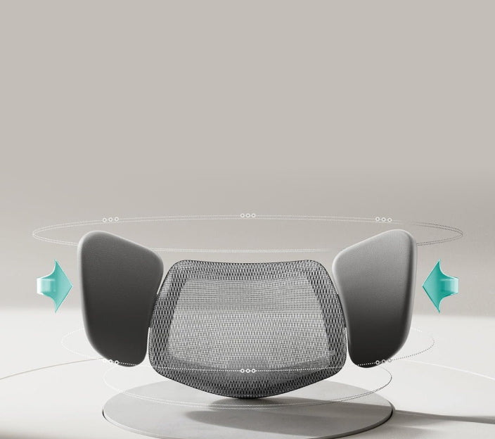 3-Zone Elastic Lumbar Support
