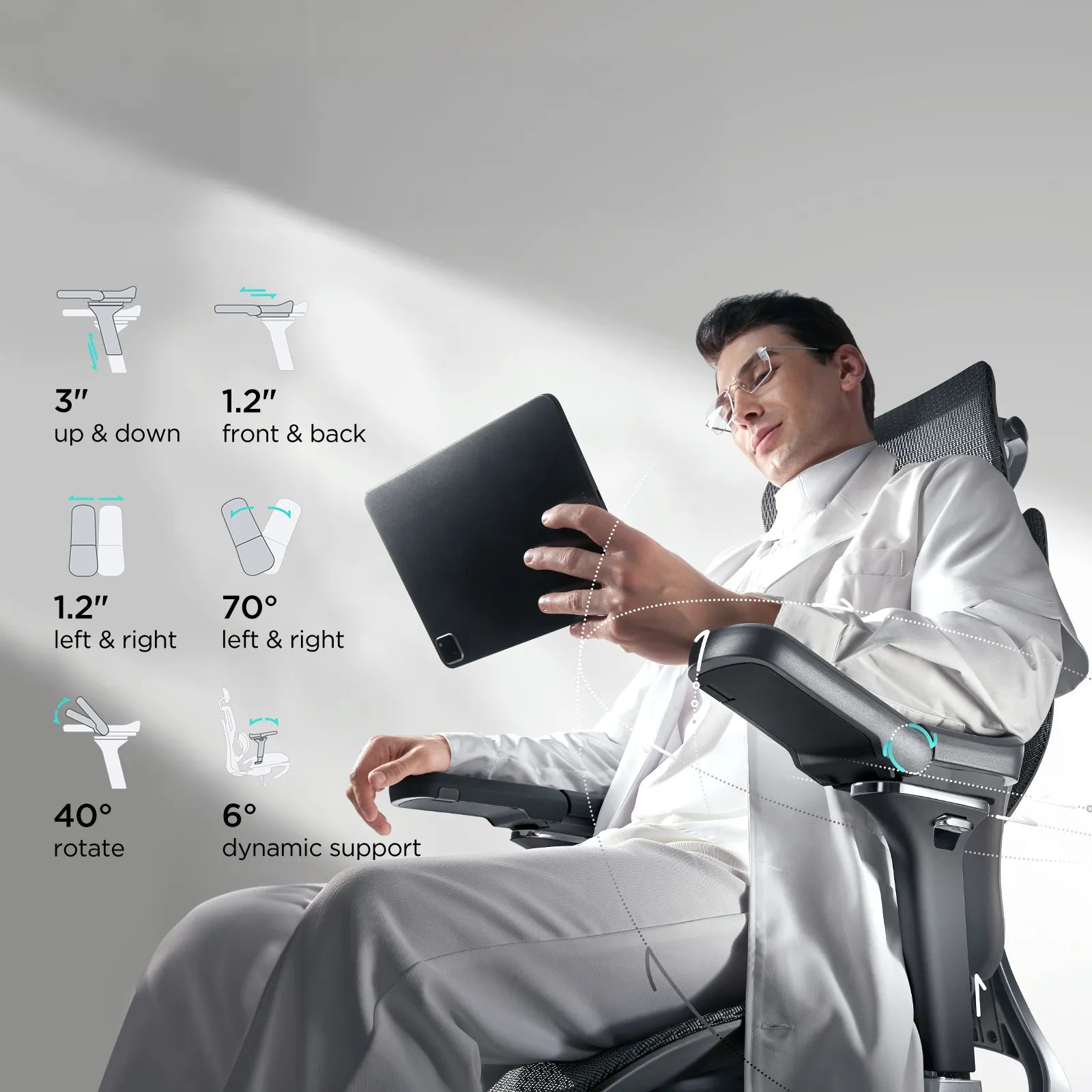 HBADA E3 Pro Ergonomic Office Chair