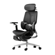HBADA E3 Ultra Ergonomic Office Chair Futuristic(with Footrest) black~0
