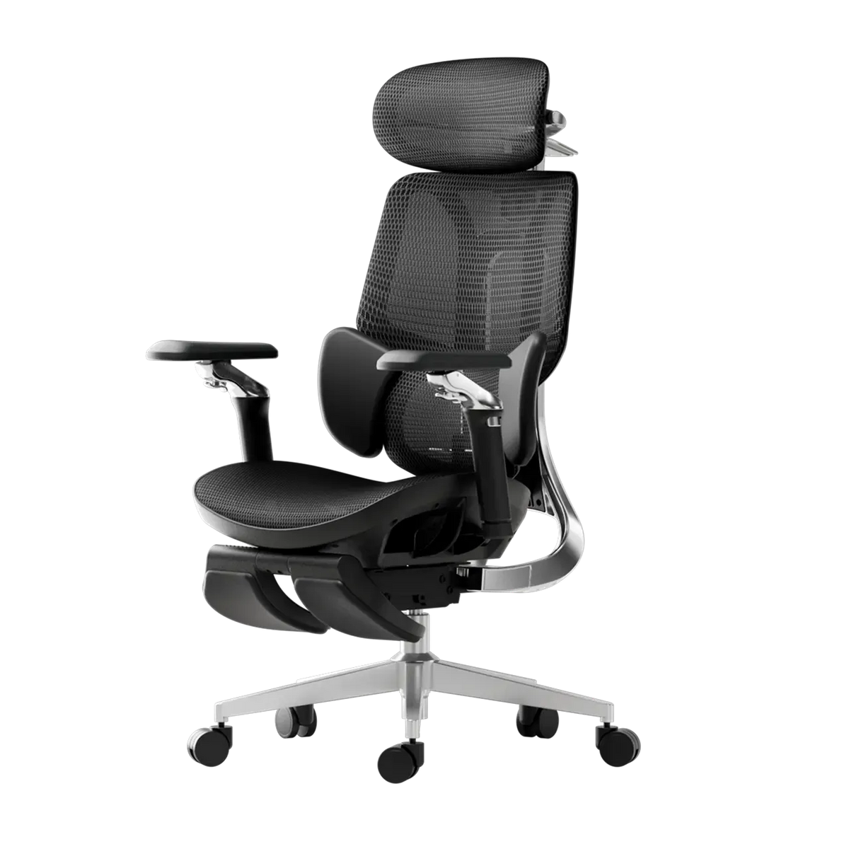 HBADA E3 Ultra Ergonomic Office Chair Futuristic(with Footrest) black~0