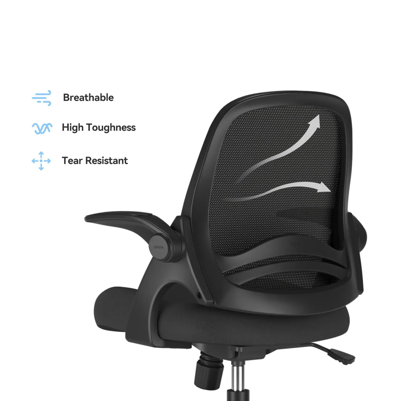 HBADA Penguin-inspired Office Chair -J1 black mesh~0