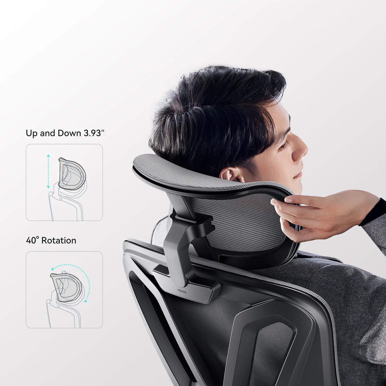 HBADA P5 Ergonomic Office Chair with Footrest