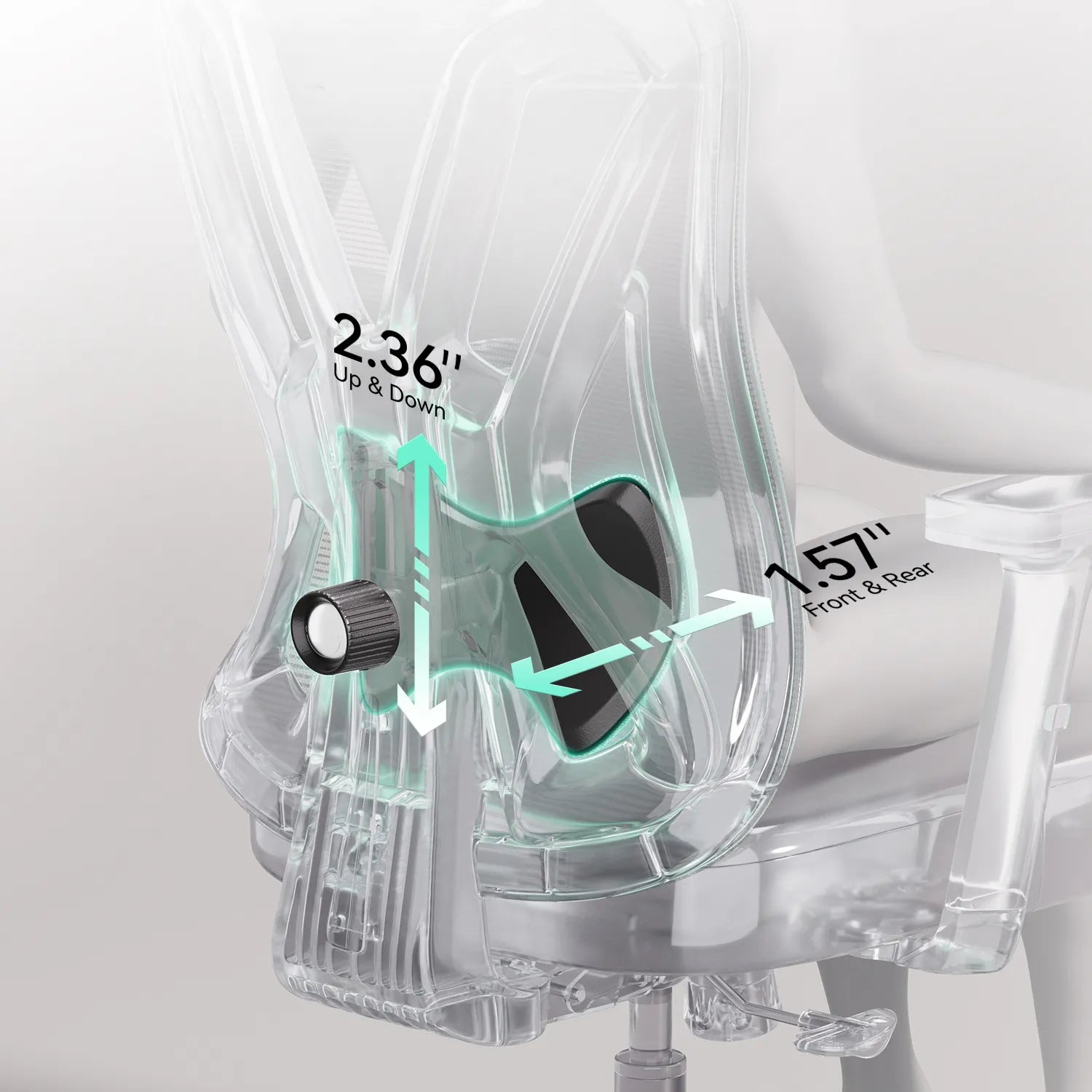 HBADA P5 Ergonomic Office Chair with Footrest