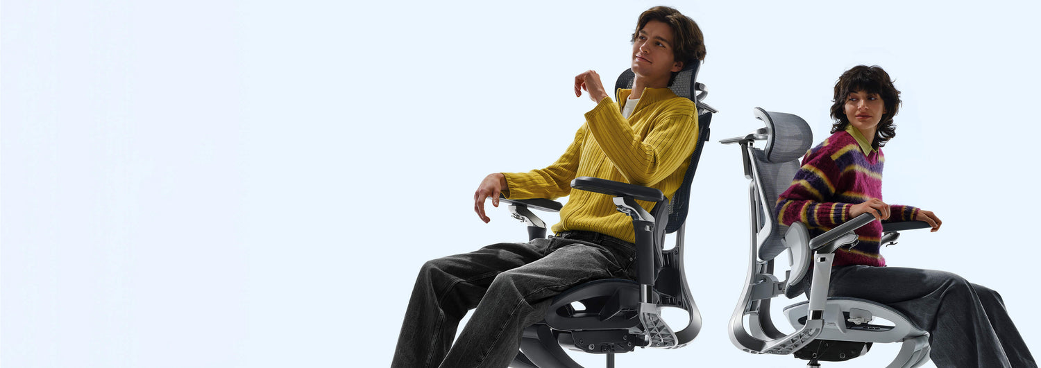 Hbada X7 Smart Ergonomic Office Chair — Intelligent Lumbar on sale Banner