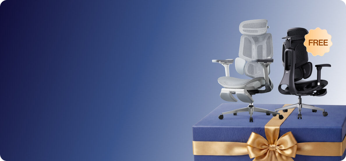 Hbada 2026 main product page showcase for office task chair.