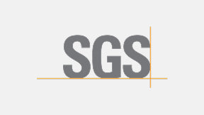 SGS logo on a white background