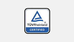 Tür Rheinland certification logo on a white background