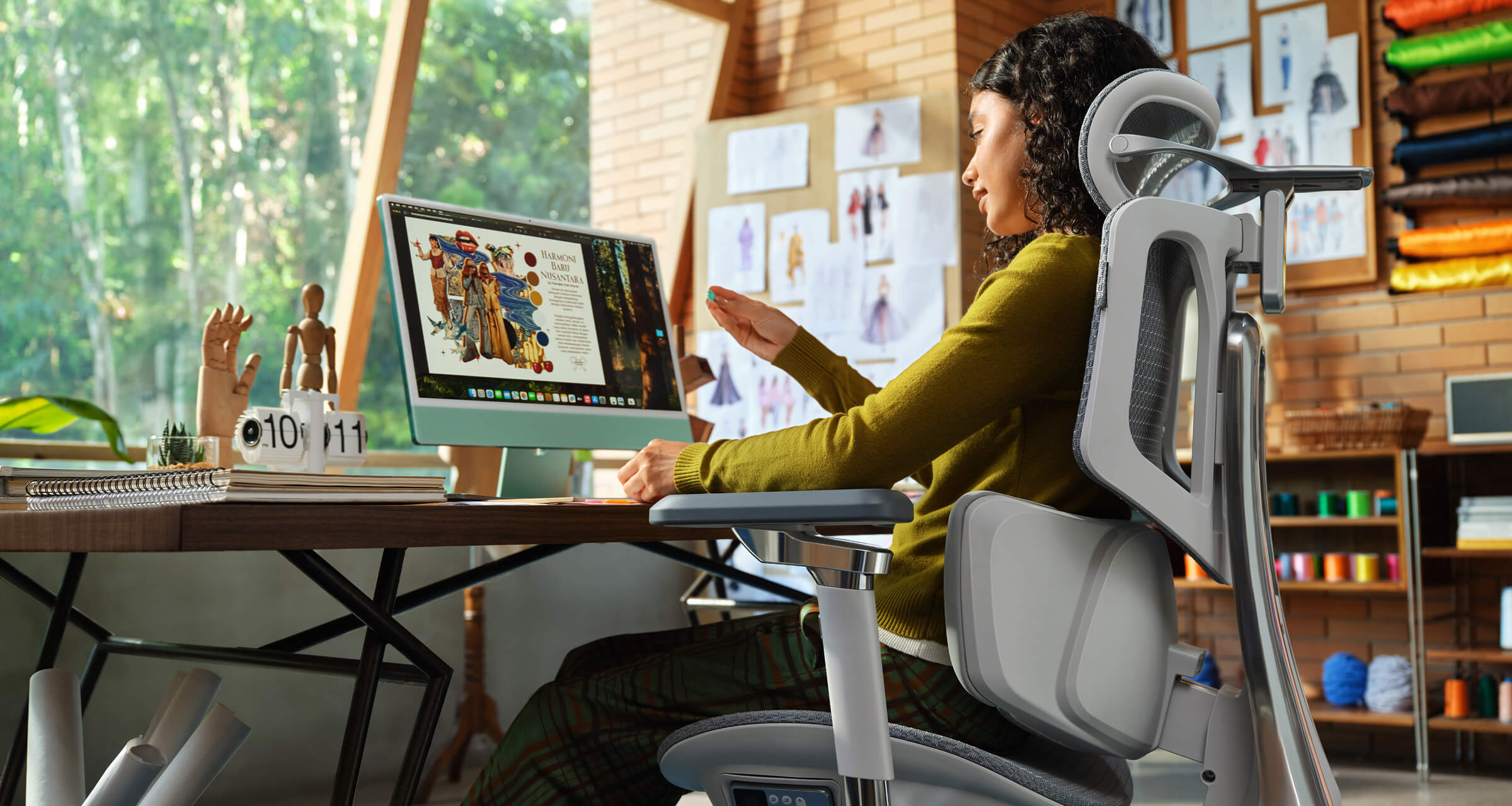 Robotic massage gaming chair for bad back recovery.