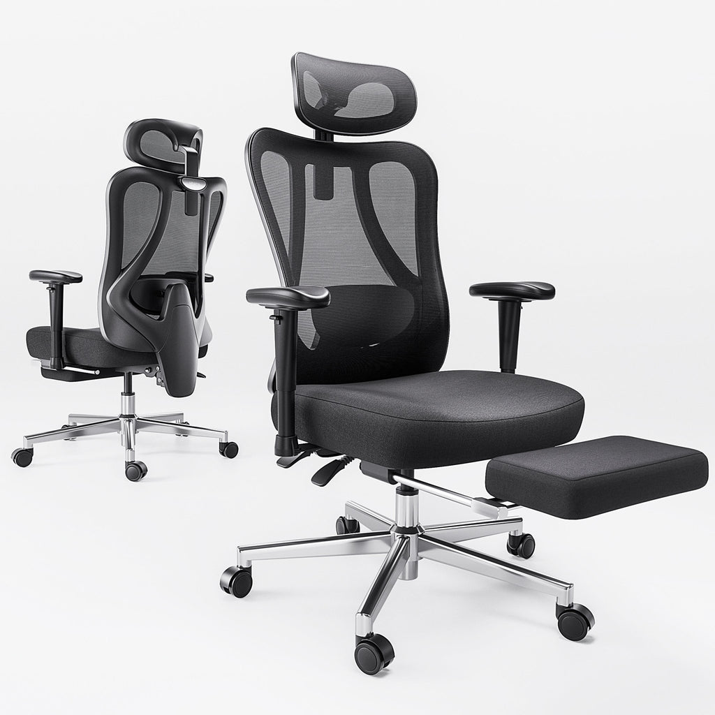 HBADA E1 Ergonomic Chair With Footrest